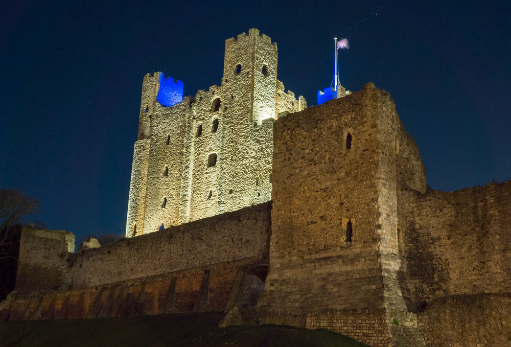   Rochester Castle from the Cathedral side  